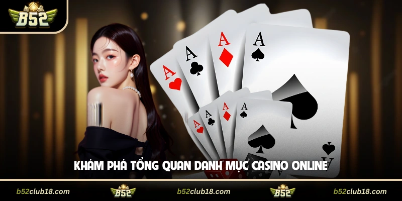 Khám phá tổng quan danh mục casino online